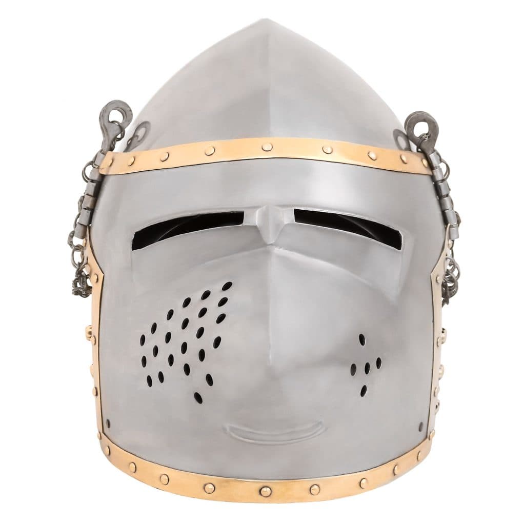 Medieval Hounskull Pigface Bascinet - thumbnail 4