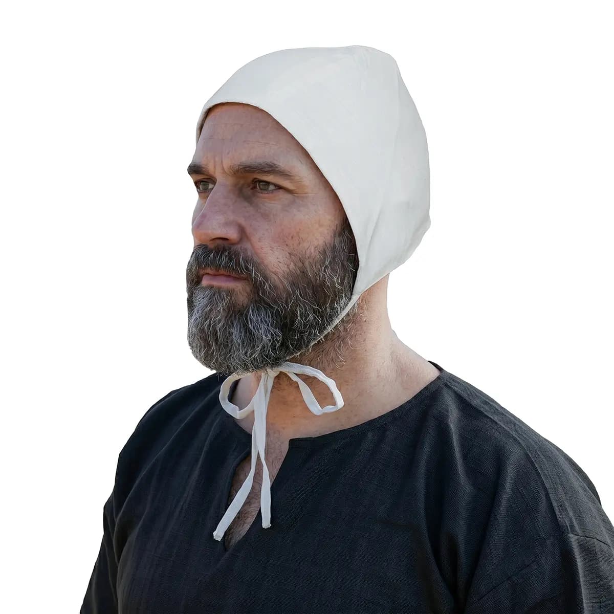 Cotton Medieval Peasant Cap - thumbnail 4
