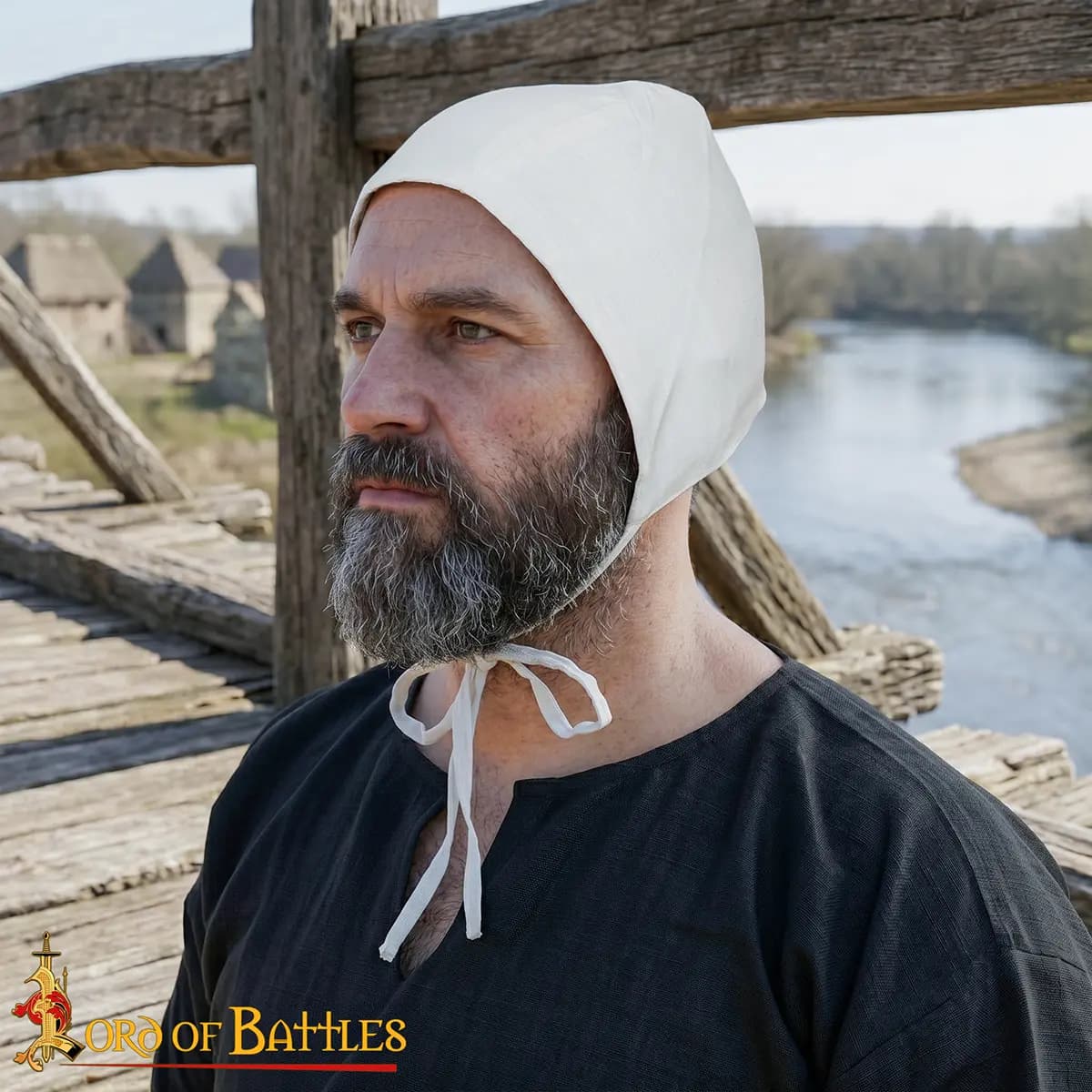 Cotton Medieval Peasant Cap - thumbnail 7
