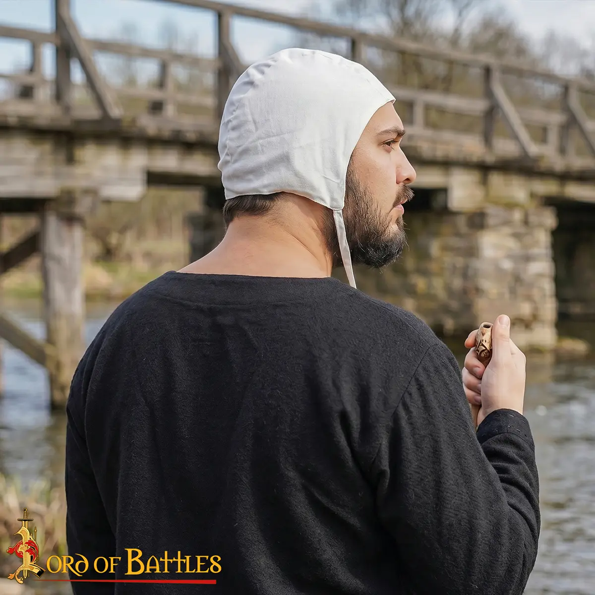 Cotton Medieval Peasant Cap - thumbnail 5