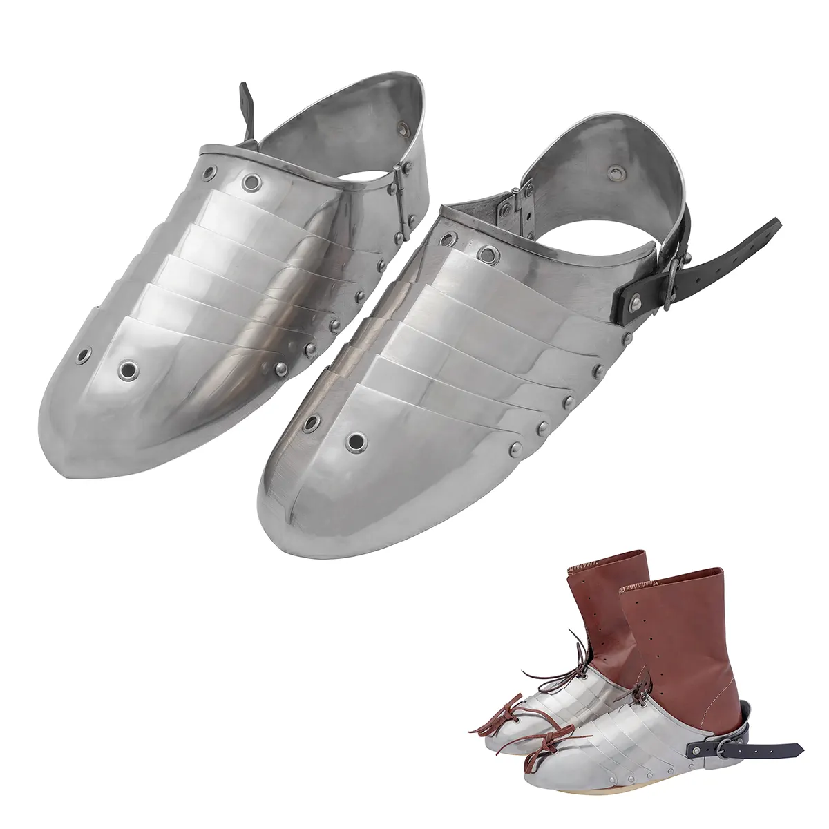 Medieval Sabatons Heat Treated Stainless Steel - thumbnail 4