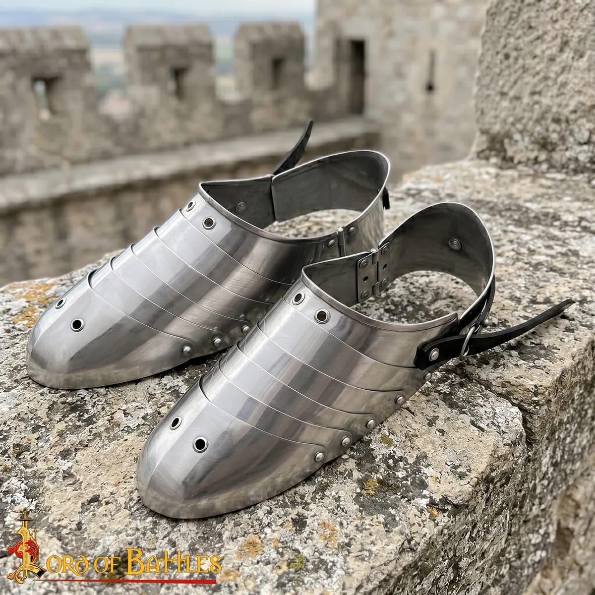 Medieval Sabatons Heat Treated Stainless Steel