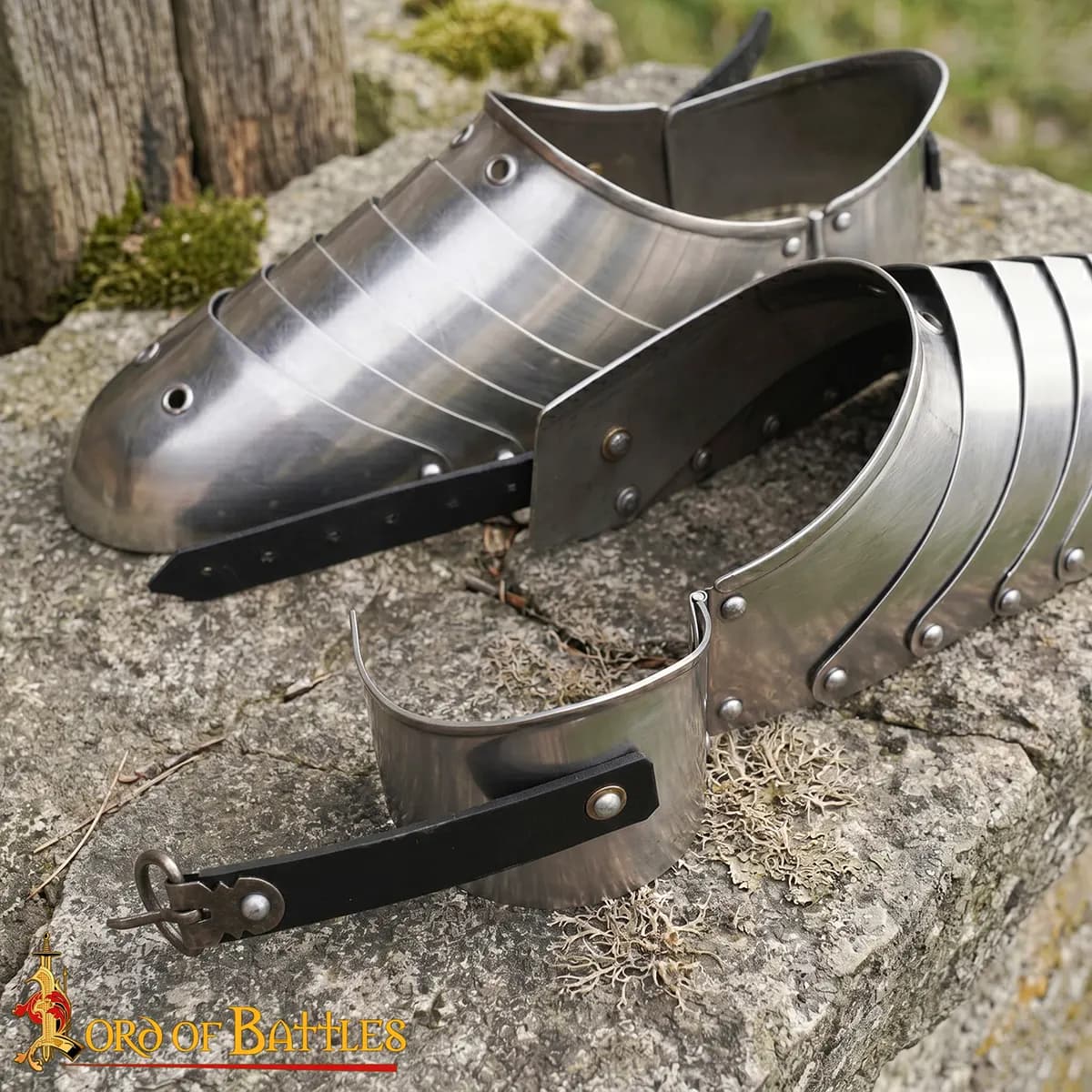 Medieval Sabatons Heat Treated Stainless Steel - thumbnail 5