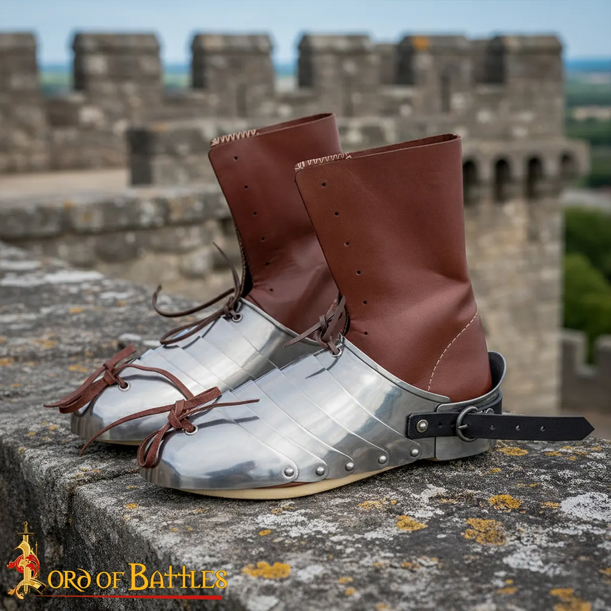 Medieval Sabatons Heat Treated Stainless Steel - thumbnail 10