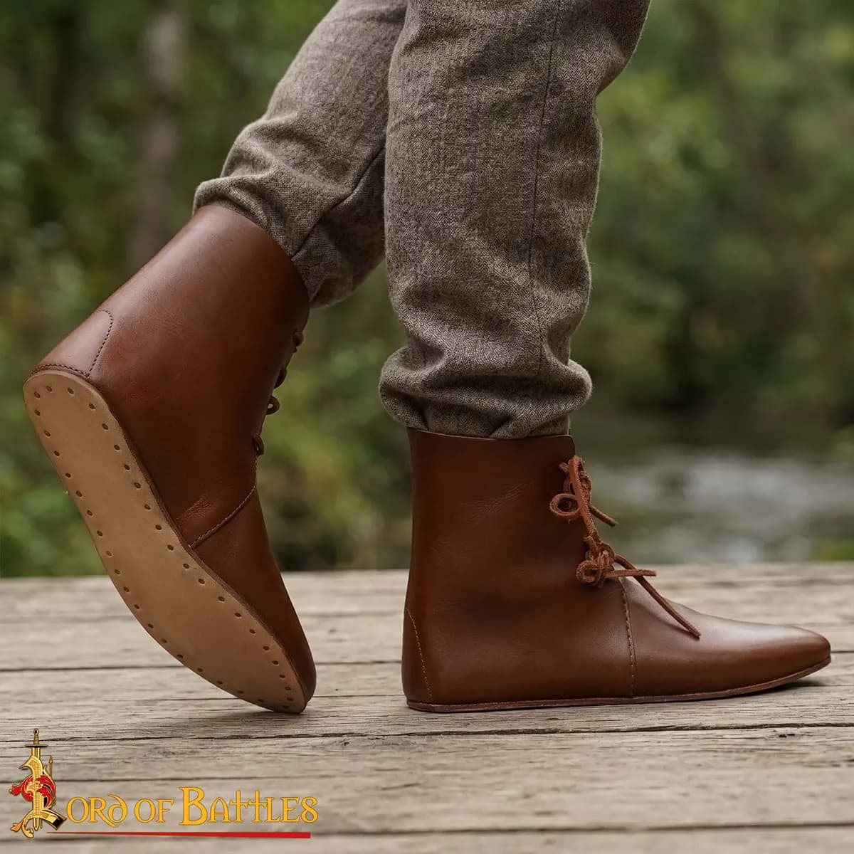 15th Century Medieval Leather Shoes - thumbnail 6