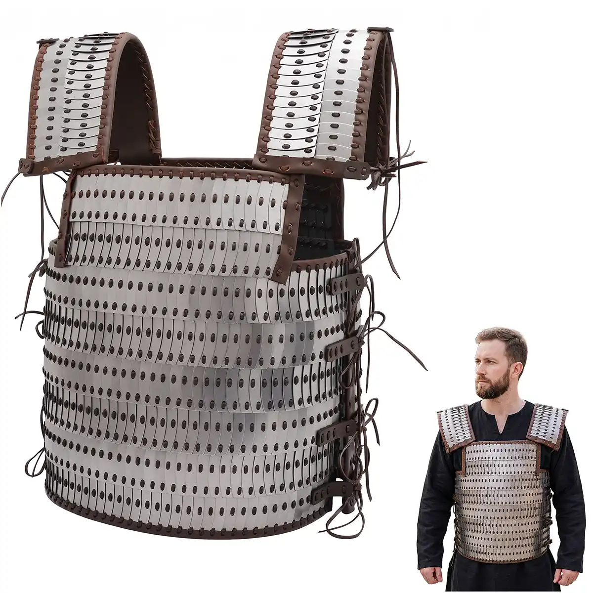 Steel Lamellar Armor 20 Gauge