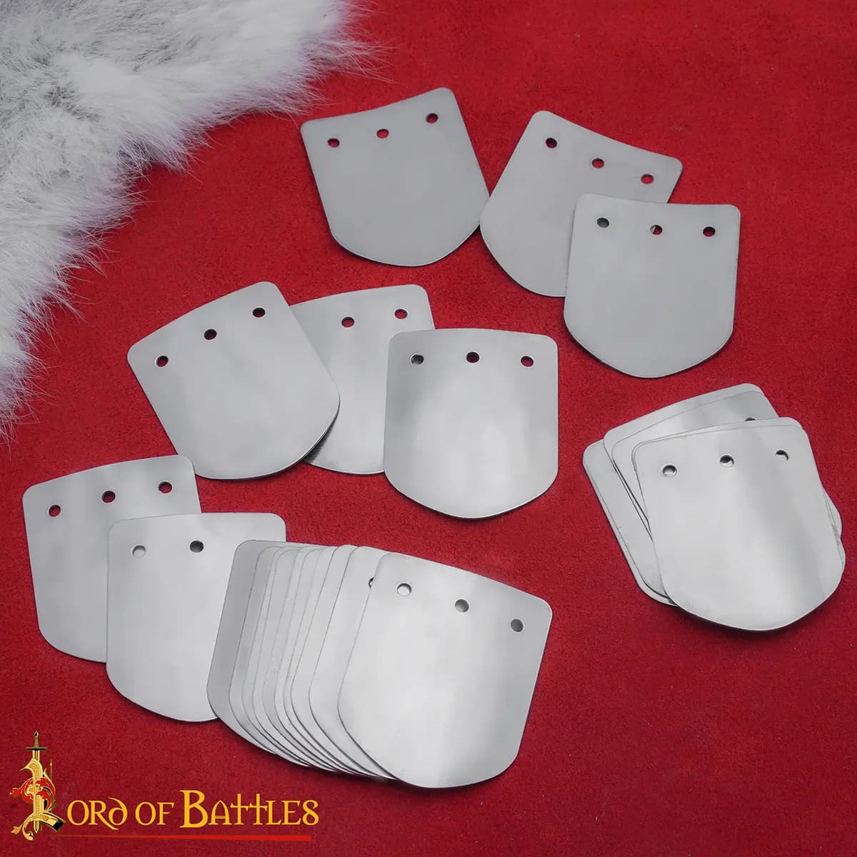 Heat Treated Loose Lamellar Scales Stainless Steel 25 Pcs