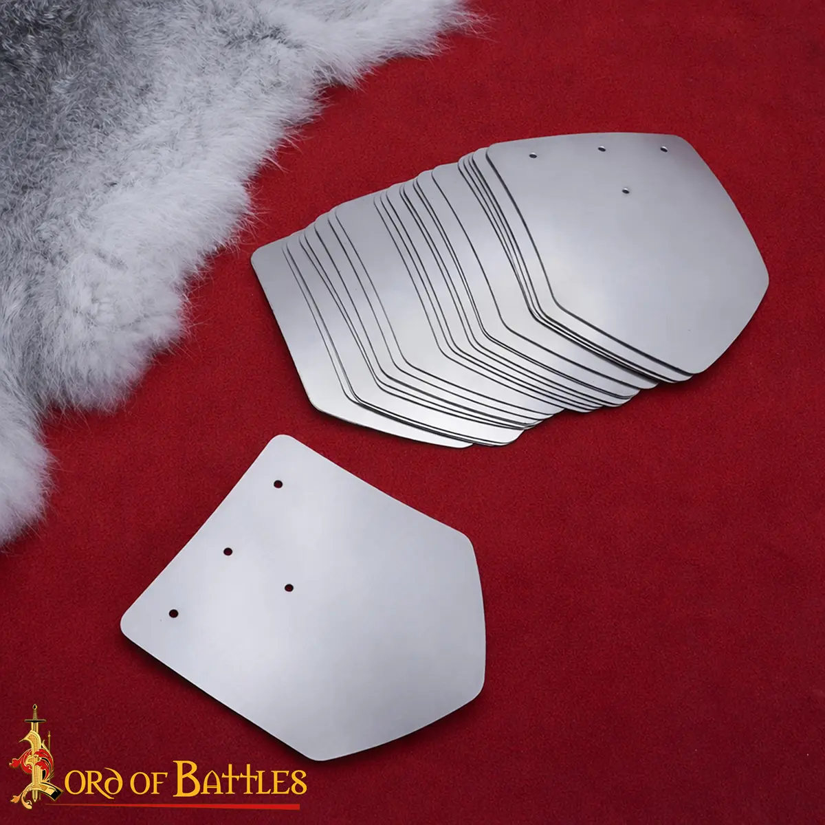Heat Treated Stainless Steel Large Loose Lamellar Scales – Set of 25 Pcs