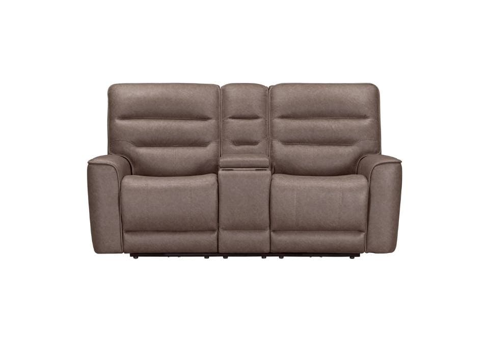 Dawson Brown Power Reclining Loveseat - thumbnail 4