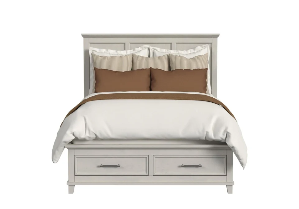Canterbury Ivory Queen Storage Bed - thumbnail 2