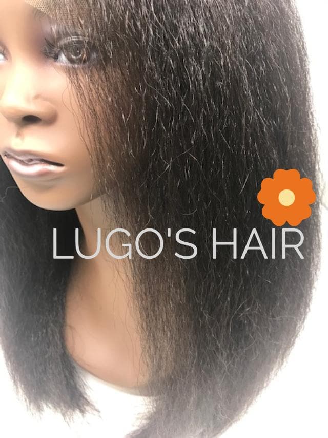 Perm Kinky Straight 360 Frontal - thumbnail 2