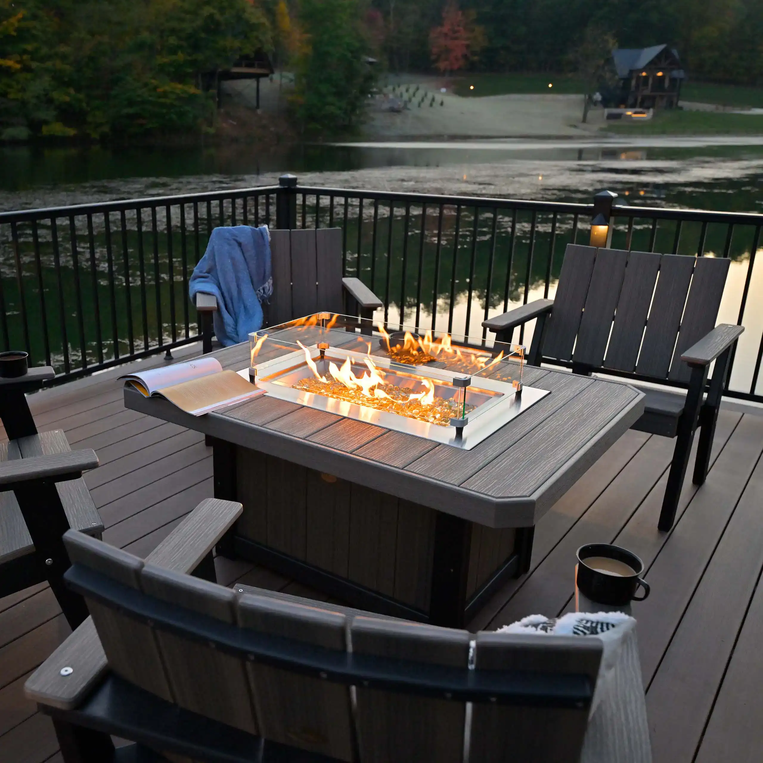 Lumin Fire Pit 51″ Rectangular - thumbnail 2