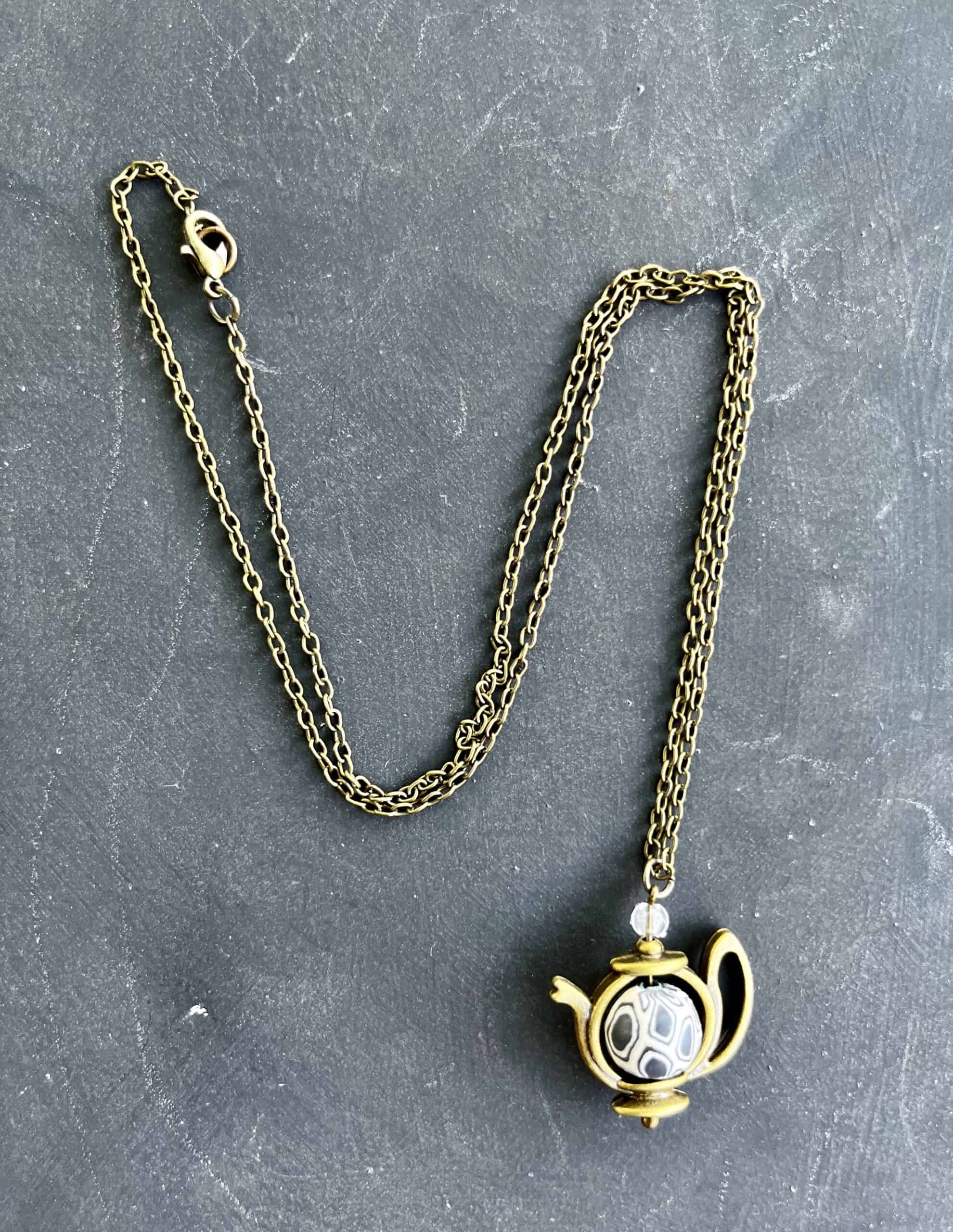 Teapot Necklace - thumbnail 2