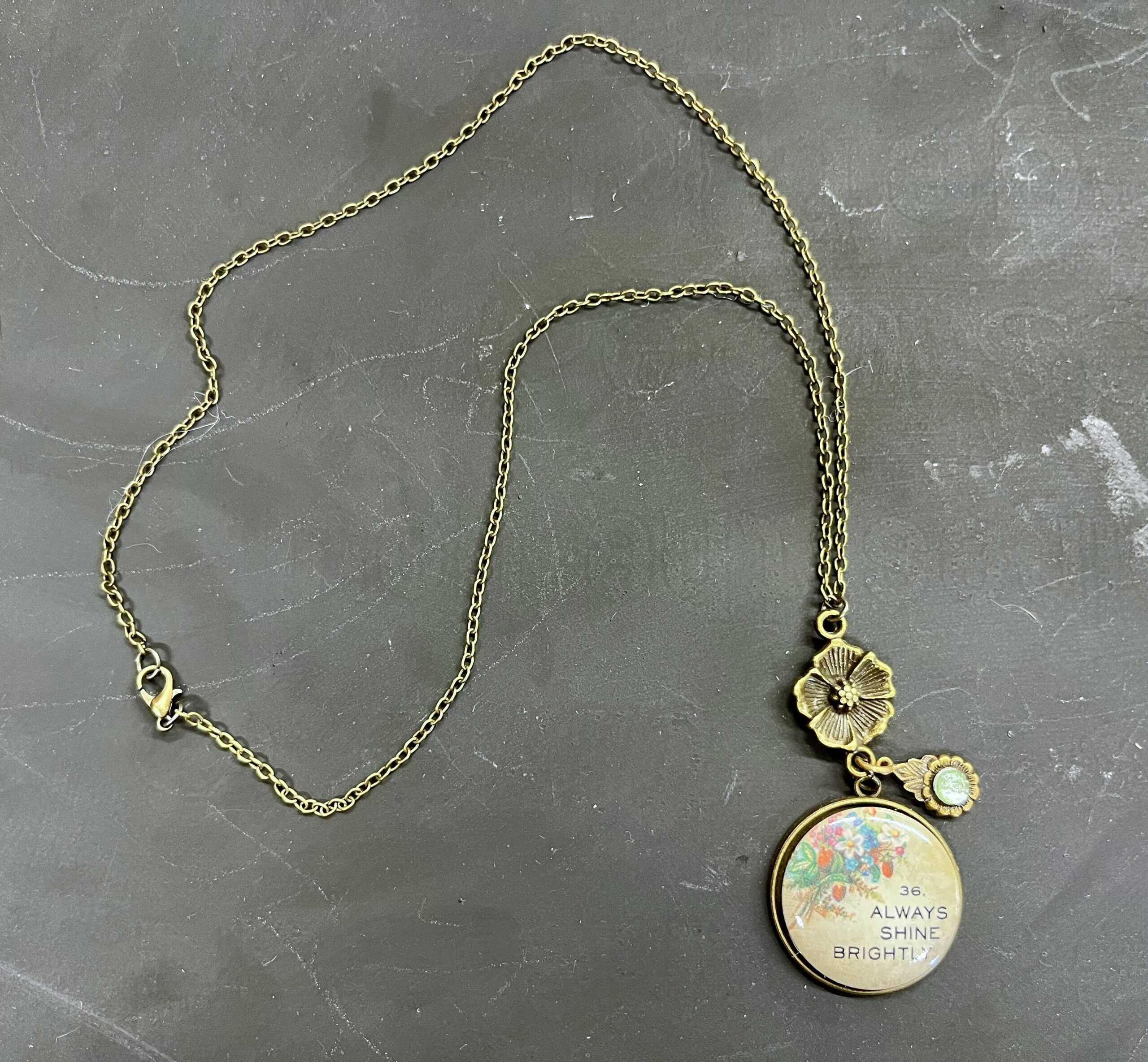 “Always Shine Brightly” necklace - thumbnail 3