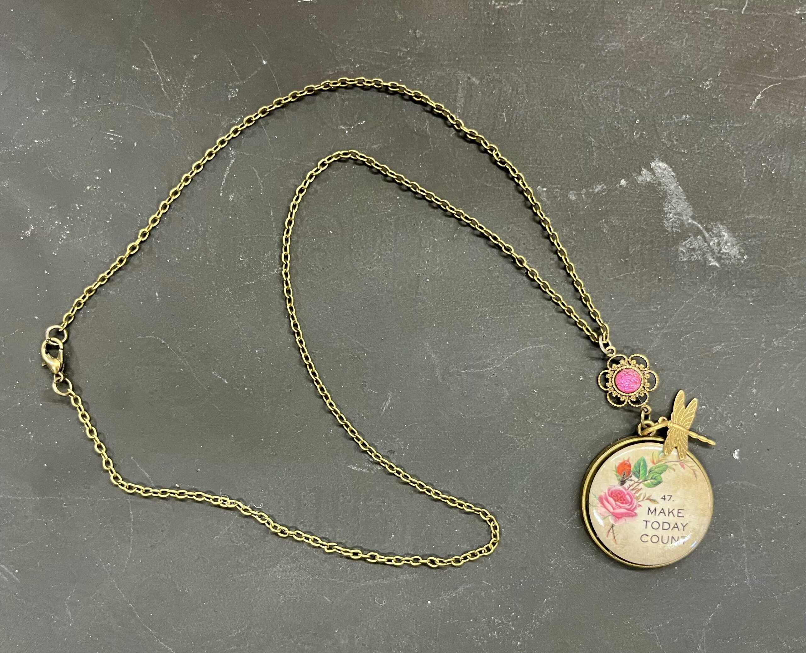 “Make Today Count” necklace - thumbnail 2