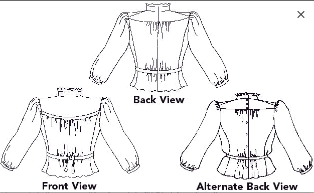 Gibson Girl Blouse - thumbnail 3