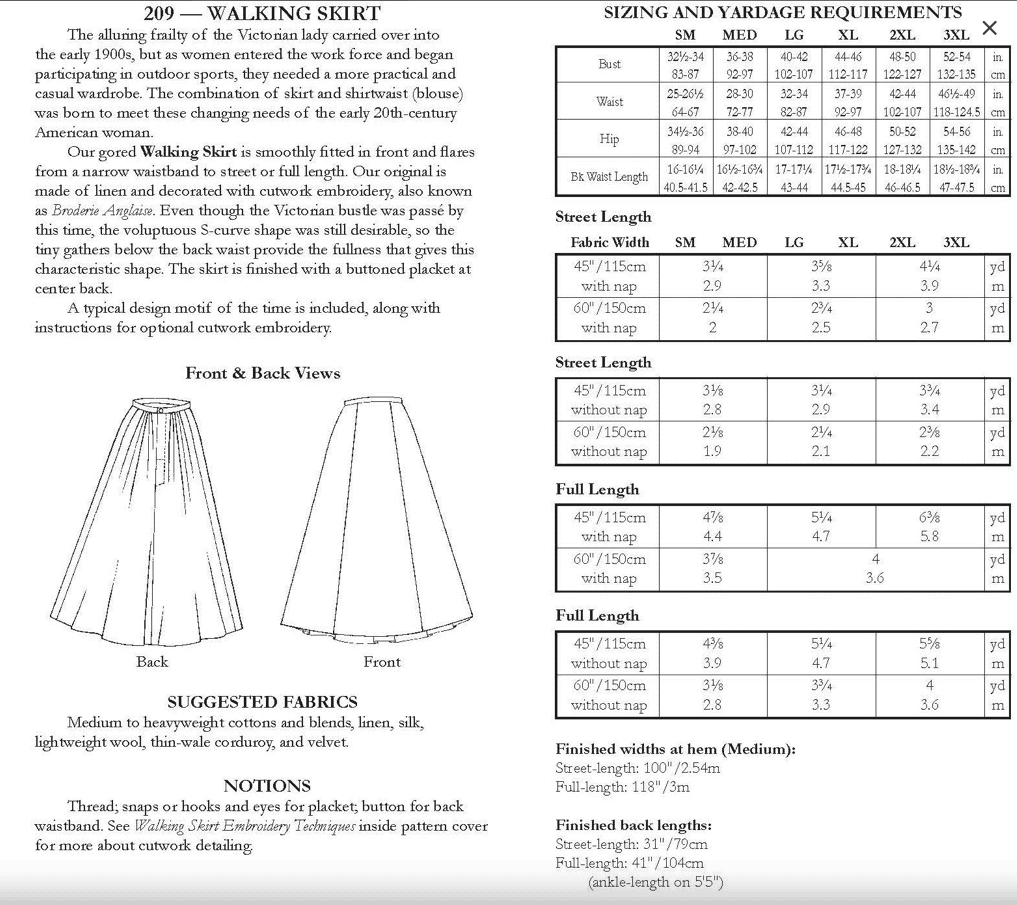 Edwardian Walking Skirt - thumbnail 3