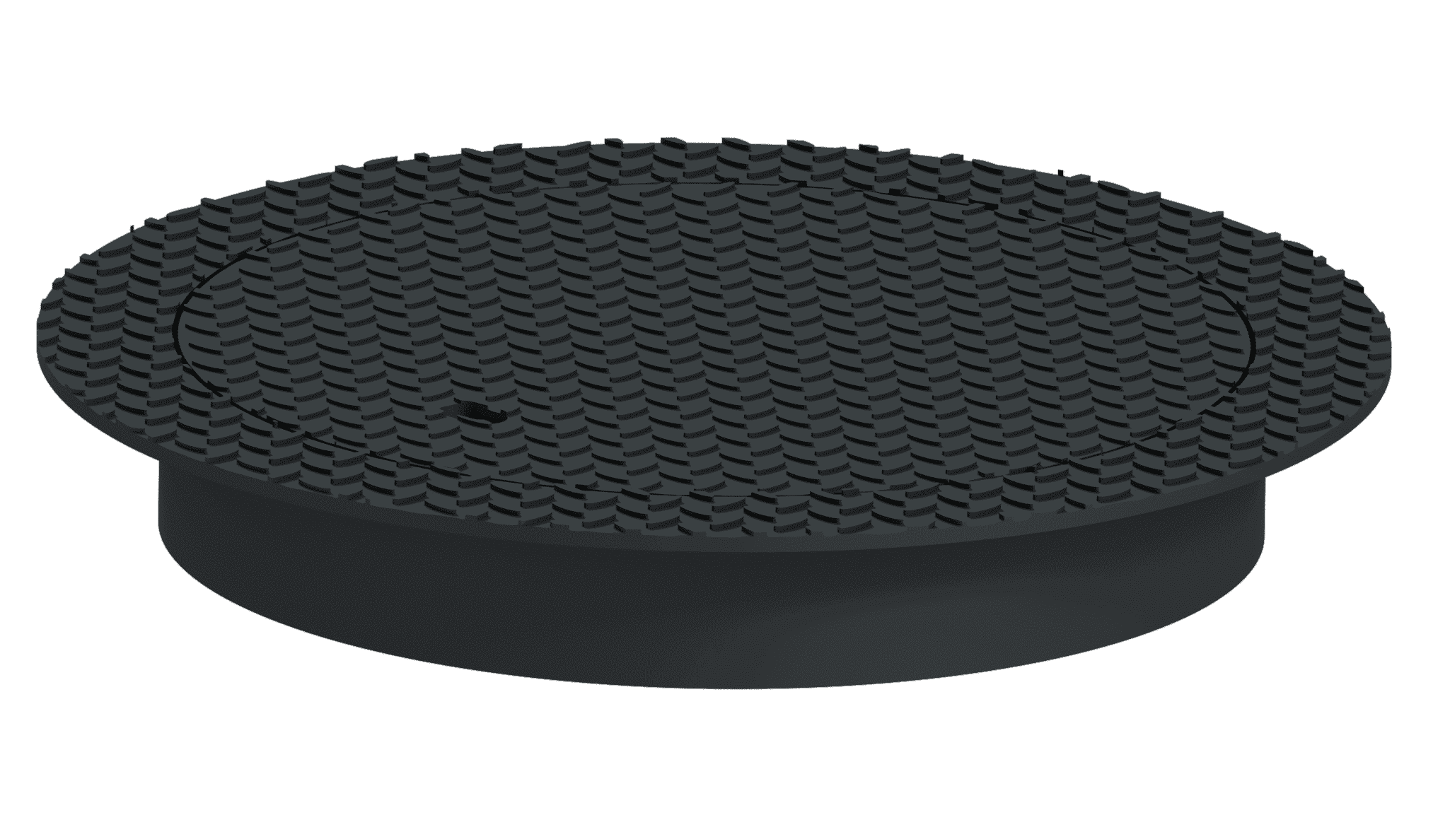 Round Manholes <br> Top Flange Frame and Cover
