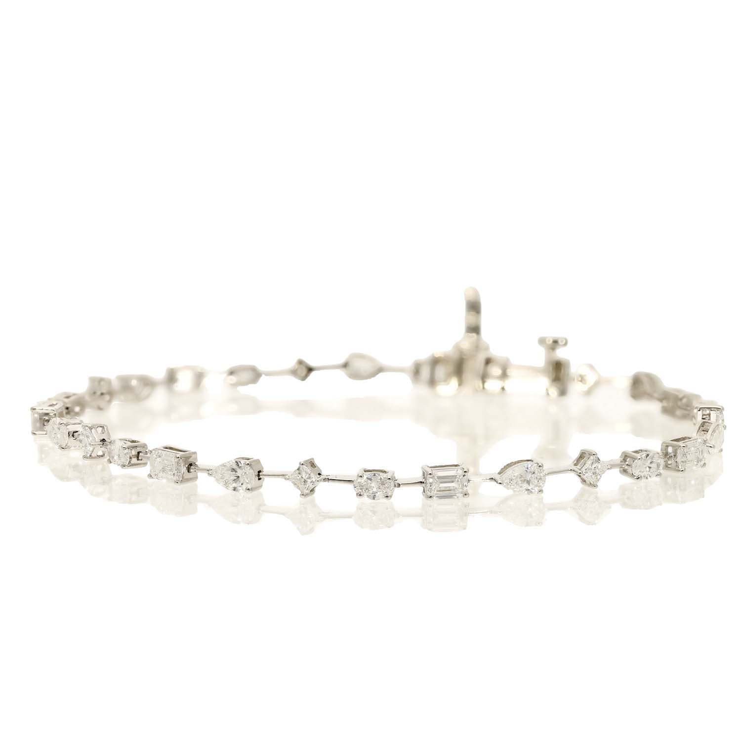 Lab Diamond Bracelet<br>Style #: DV-JS24735