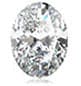 2 Ct. Oval D Colour SI1 Clarity