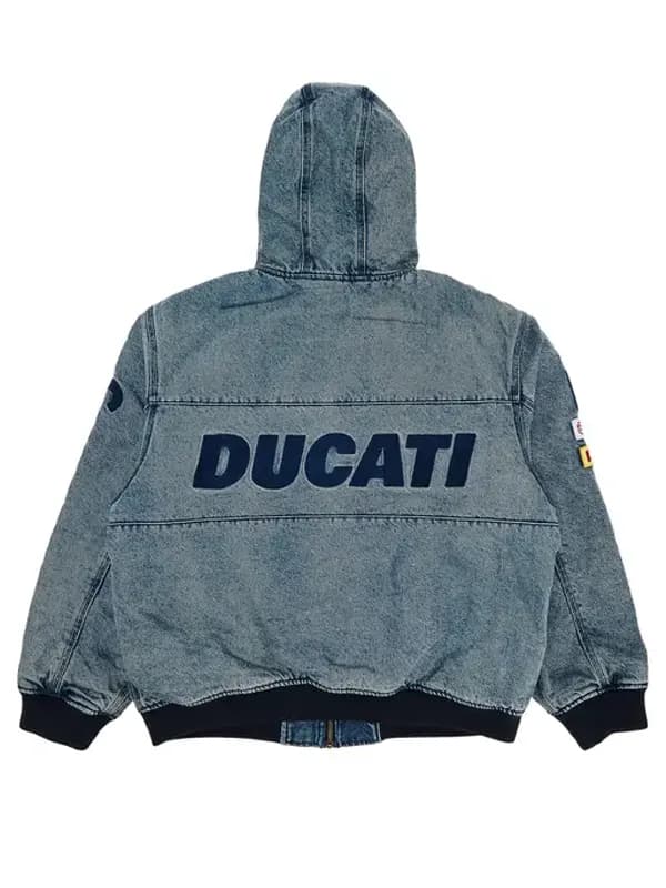 Supreme Ducati Denim Hoodie - thumbnail 2