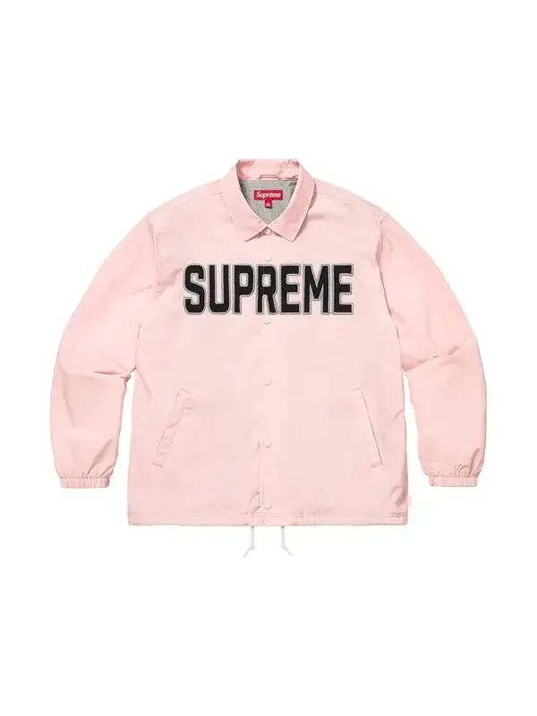 Supreme Spellout Coaches Pink Jacket