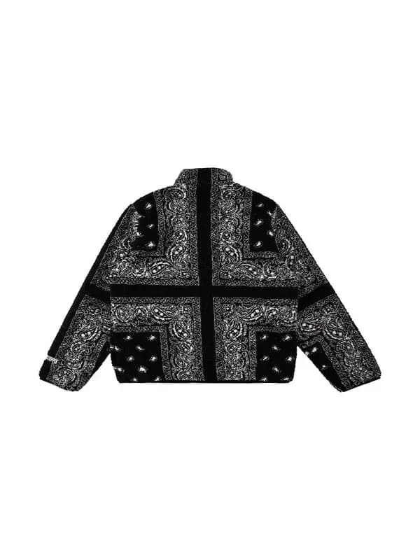 Supreme Reversible Fleece Black Jacket - thumbnail 2