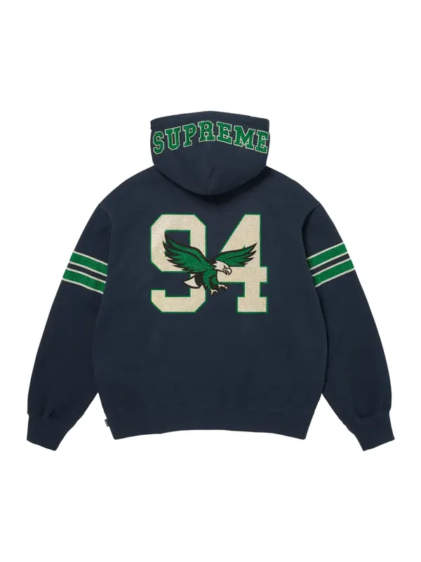 Supreme Rhinestone Eagle Hooded Jacket - thumbnail 2