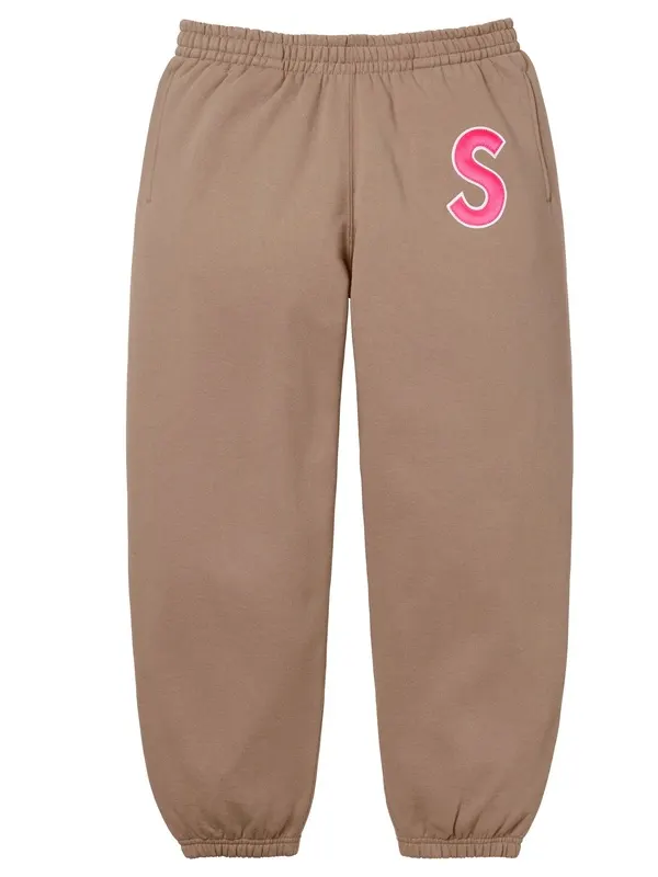 Supreme S Logo Brown Trouser