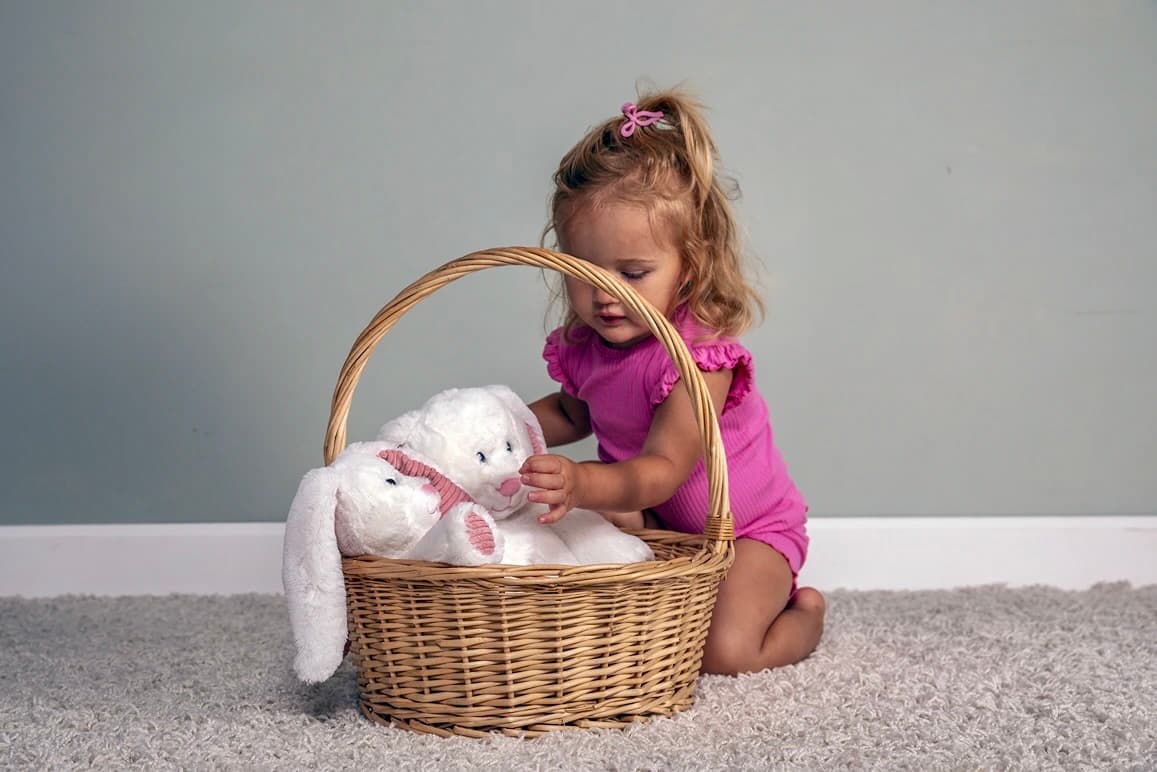 Marshmallow Cottonball Bunny – 13″ - thumbnail 6