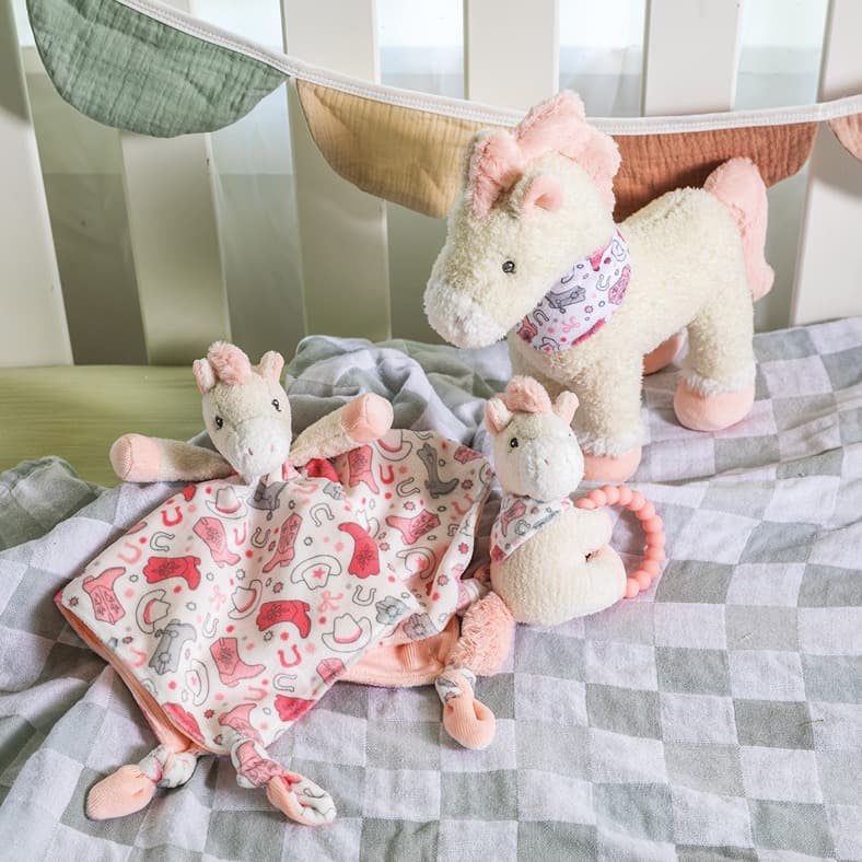 Giddy Up Pony Teether Rattle – 6″ - thumbnail 5