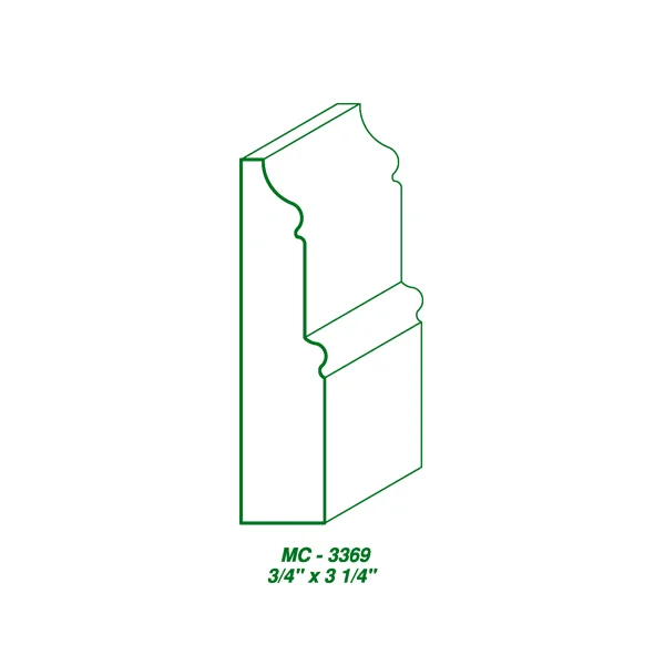 MC-3369 (3/4 x 3-1/4″) SAMPLE