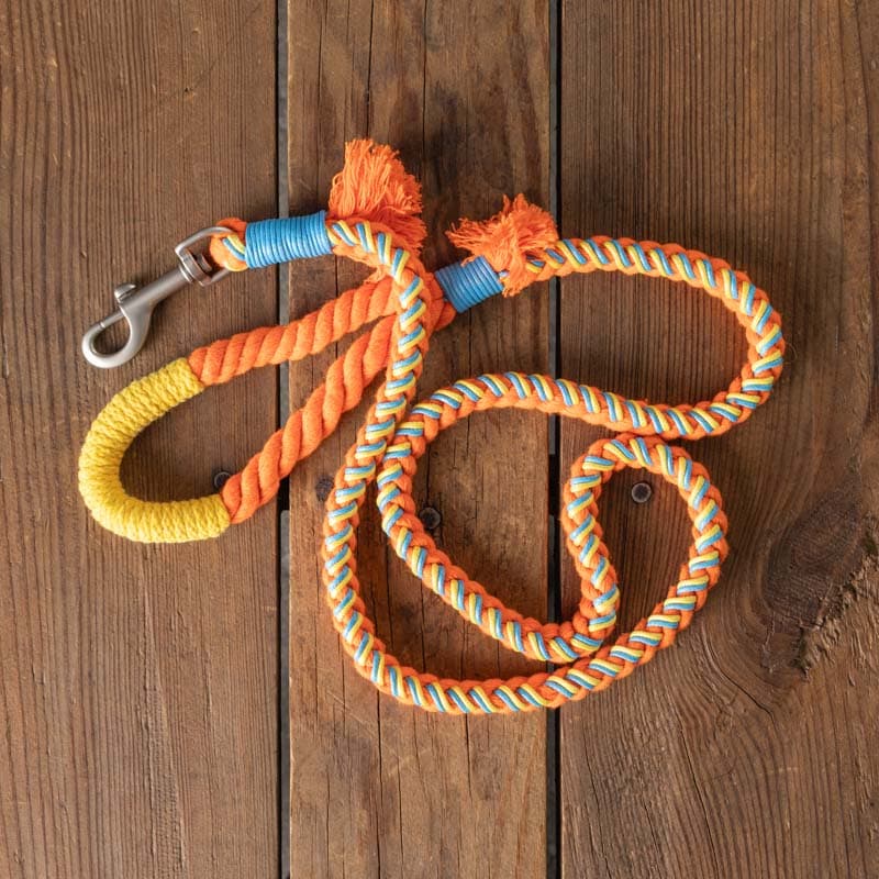 Hand-tied Rope Dog Leash
