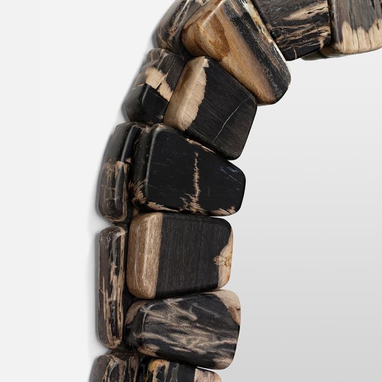 Bronte Dark Petrified Wood Mirror - thumbnail 4