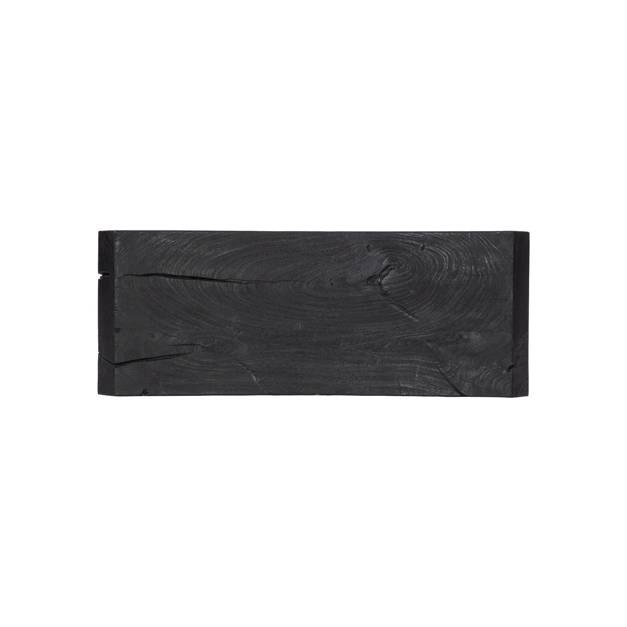 Hand-Hewn Black Acacia Stool - thumbnail 7