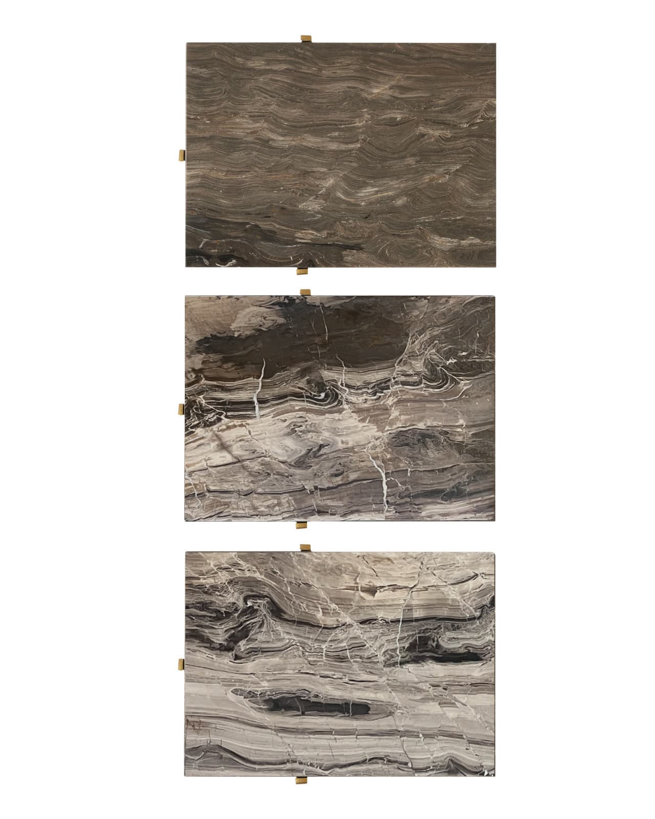 Elongated Marble and Gold Side Table - thumbnail 7