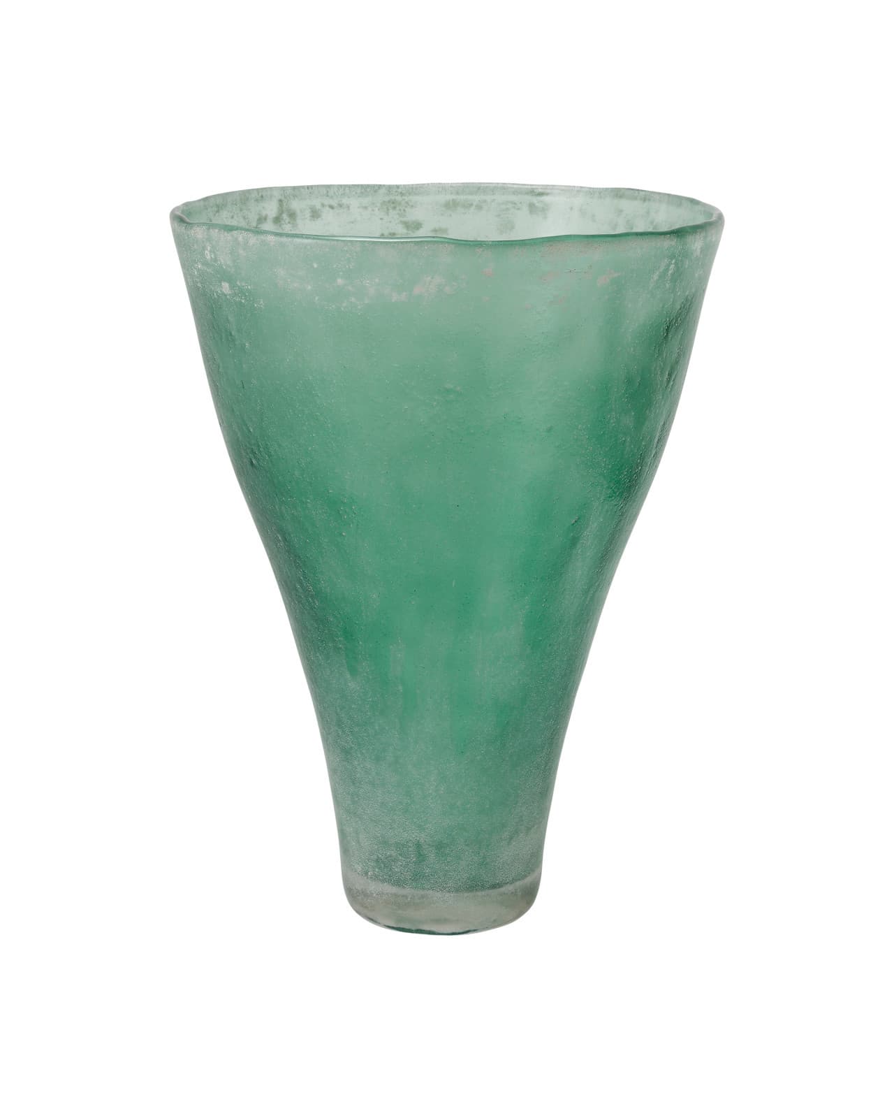 Seaglass Green Soda Coated Vases - thumbnail 2