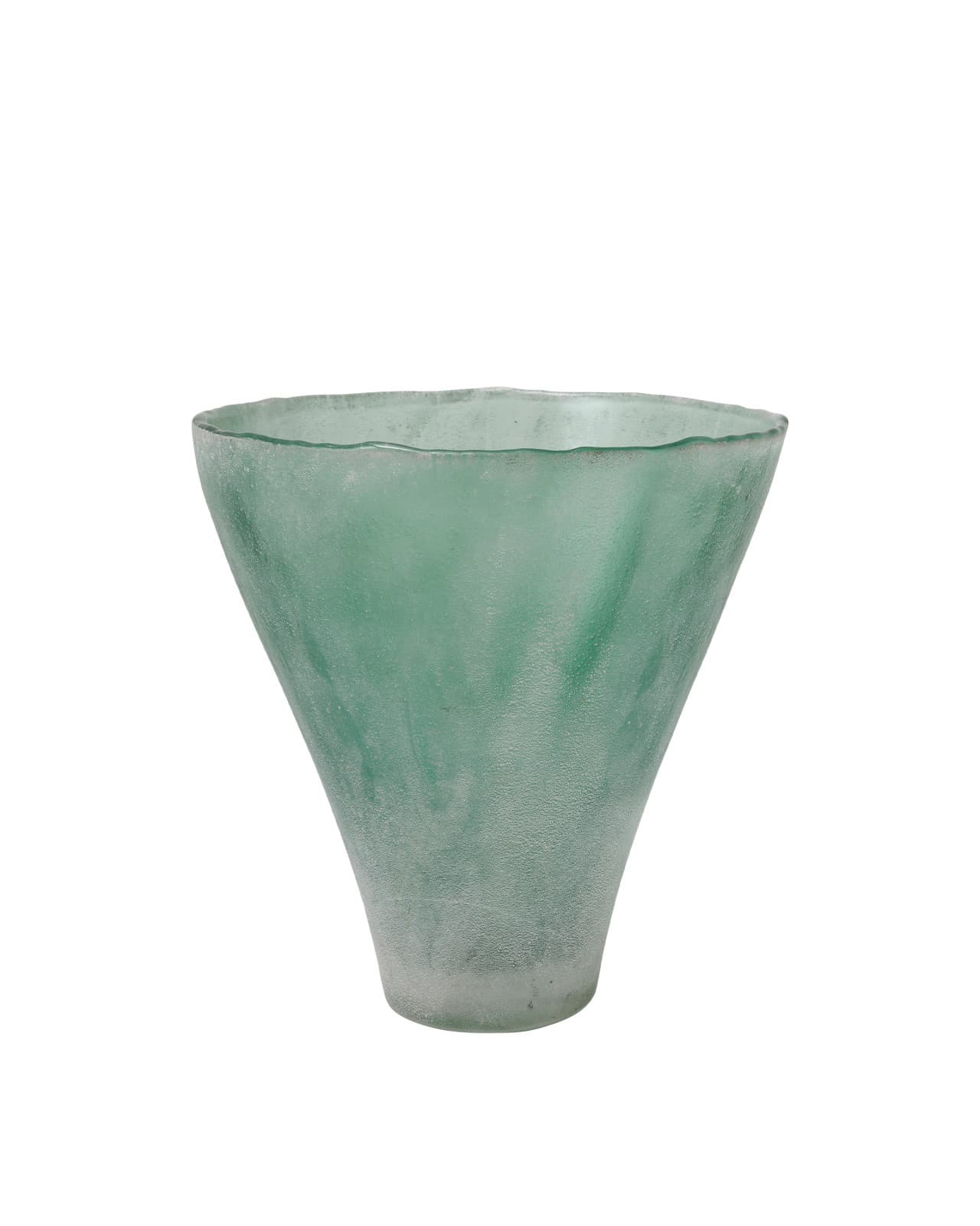 Seaglass Green Soda Coated Vases - thumbnail 3