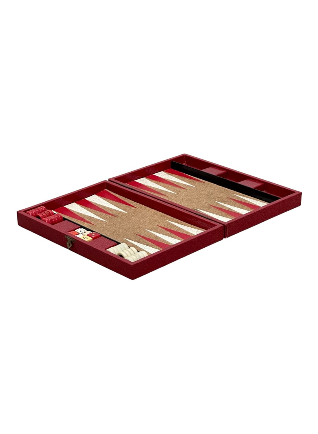 Vintage Mid Century Travel Backgammon Set - thumbnail 3