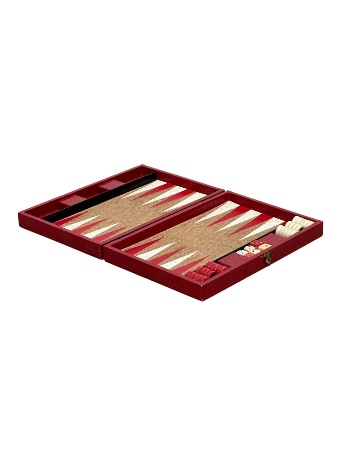 Vintage Mid Century Travel Backgammon Set - thumbnail 4