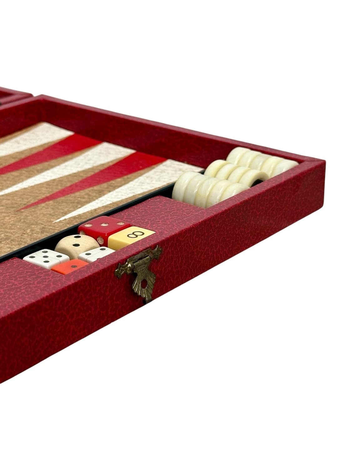 Vintage Mid Century Travel Backgammon Set - thumbnail 5