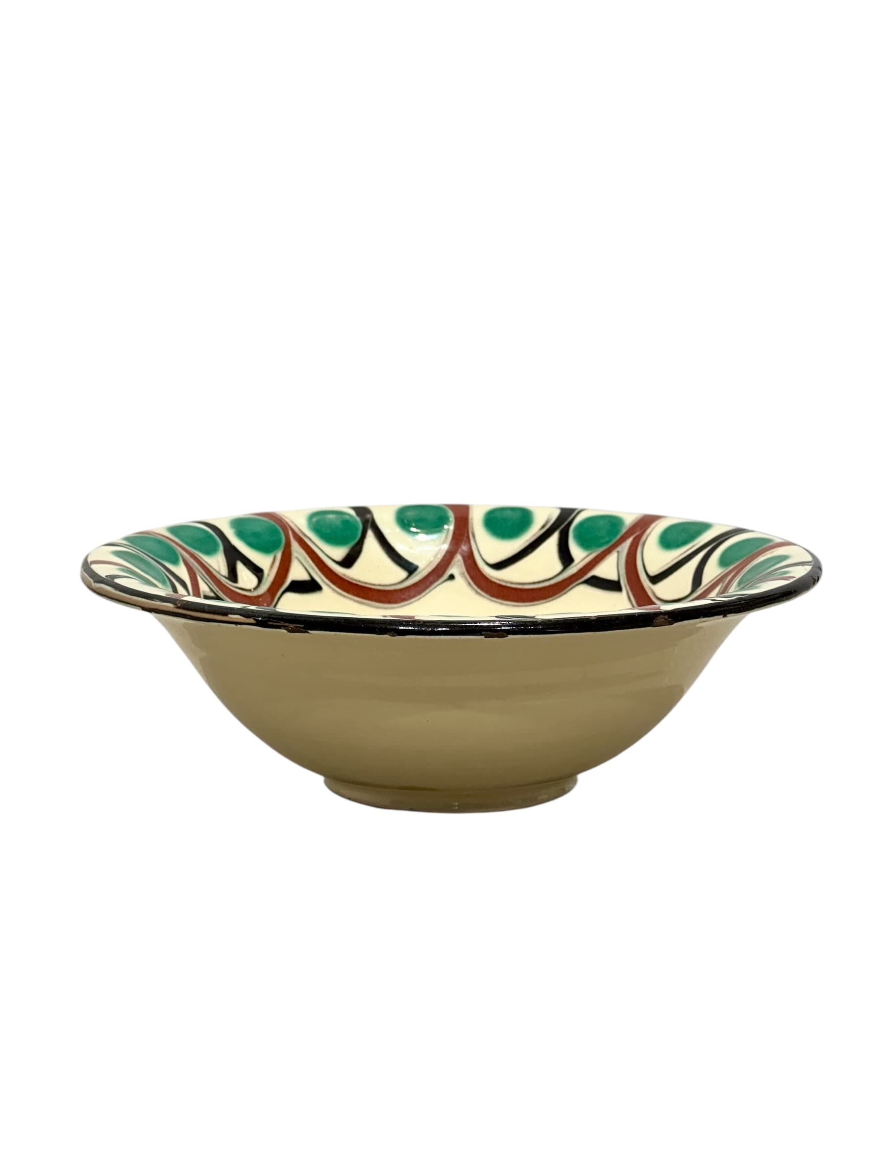 Vintage Mid Century Ceramic Pottery Bowl - thumbnail 2
