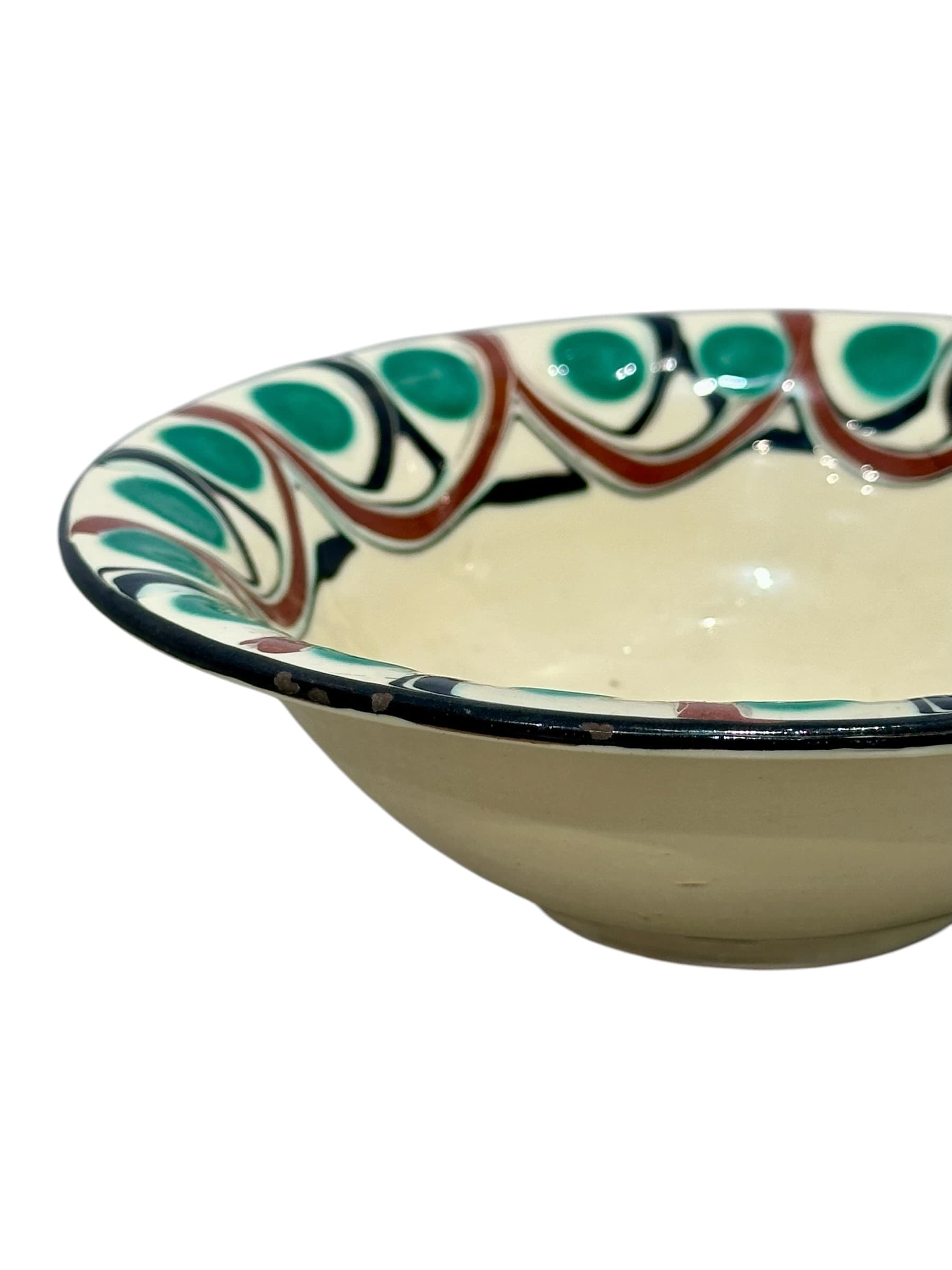 Vintage Mid Century Ceramic Pottery Bowl - thumbnail 3