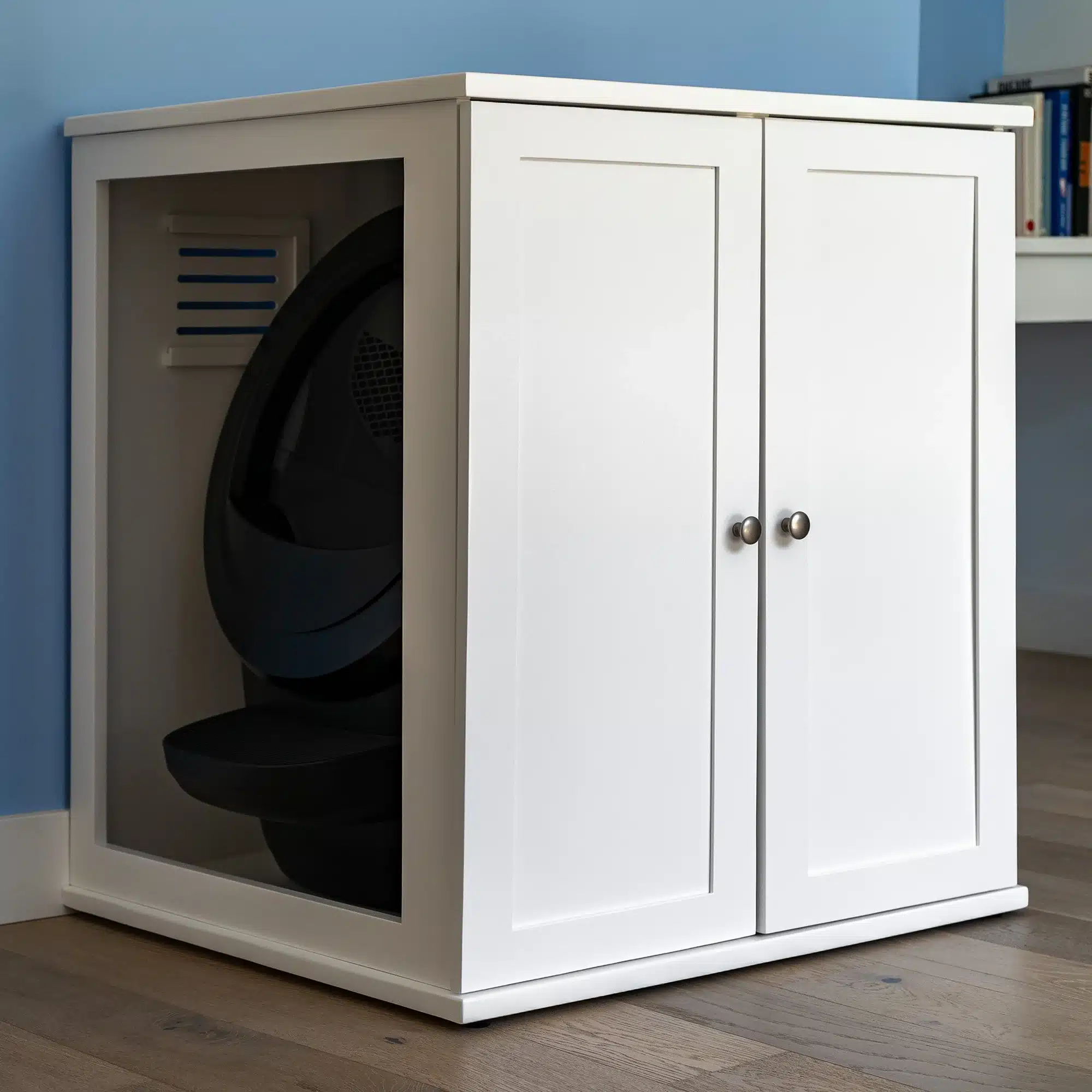 OPEN BOX – Refined Self Cleaning Litter Box Cabinet