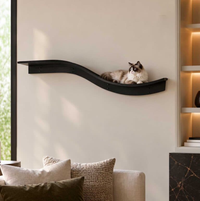 OPEN BOX – Lotus Branch Cat Shelf - thumbnail 2
