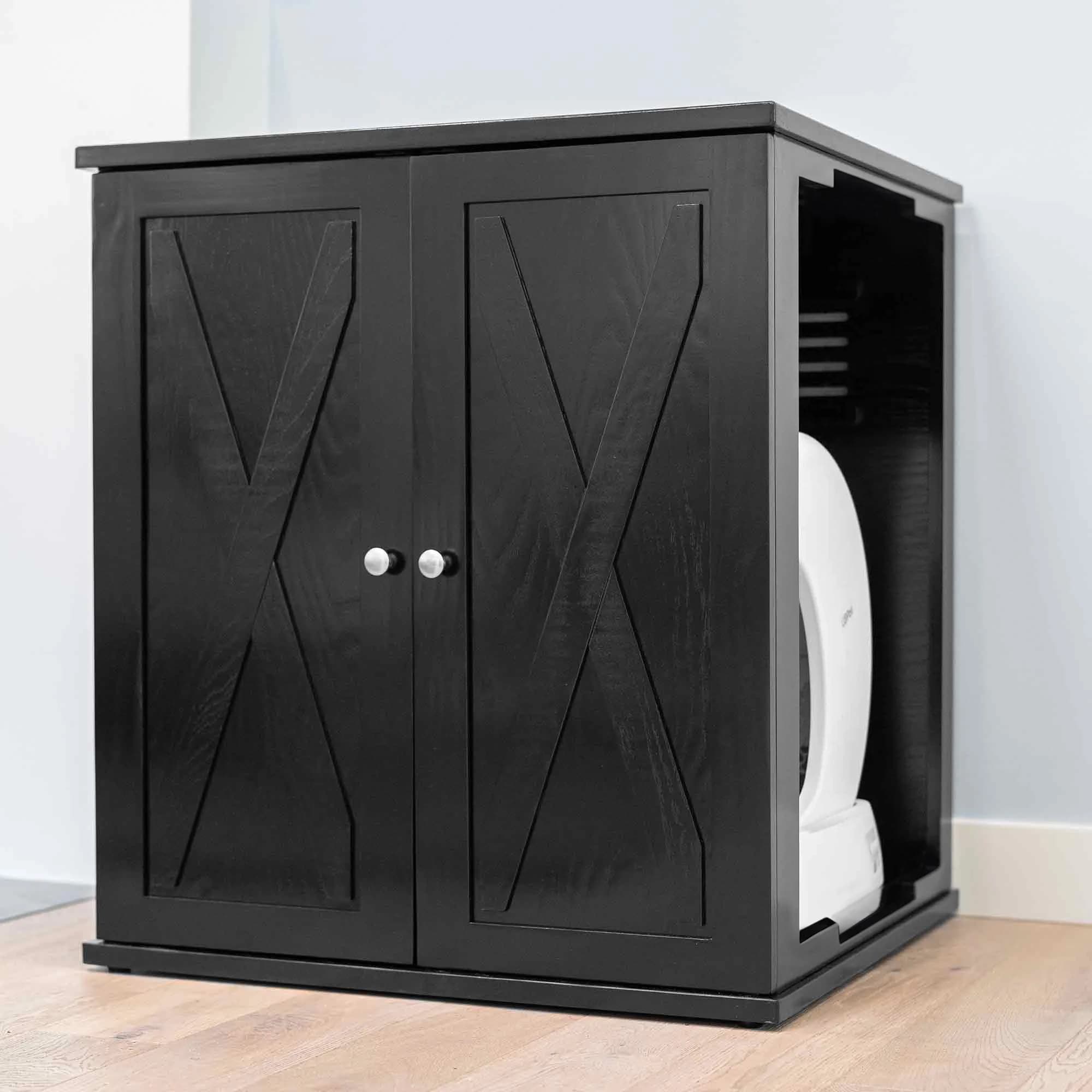 Refined Self Cleaning Litter Box Cabinet - thumbnail 6
