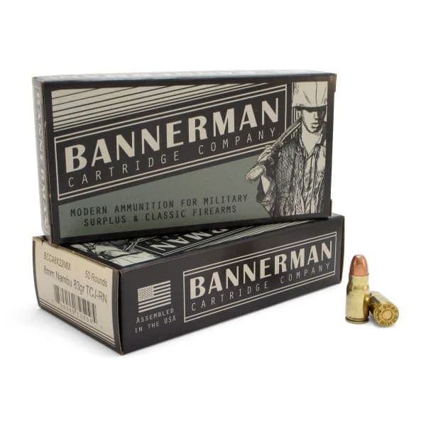 8X22 NAMBU – Bannerman 83 Grain TCJ-RN – 50 rounds