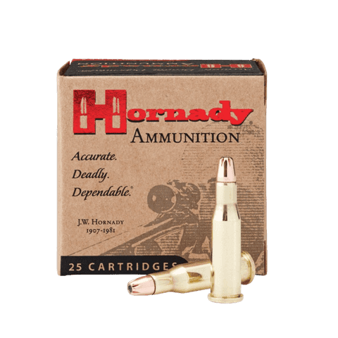 .218 Bee – Hornady Custom 45 Grain Hollow Point – 25 Rounds