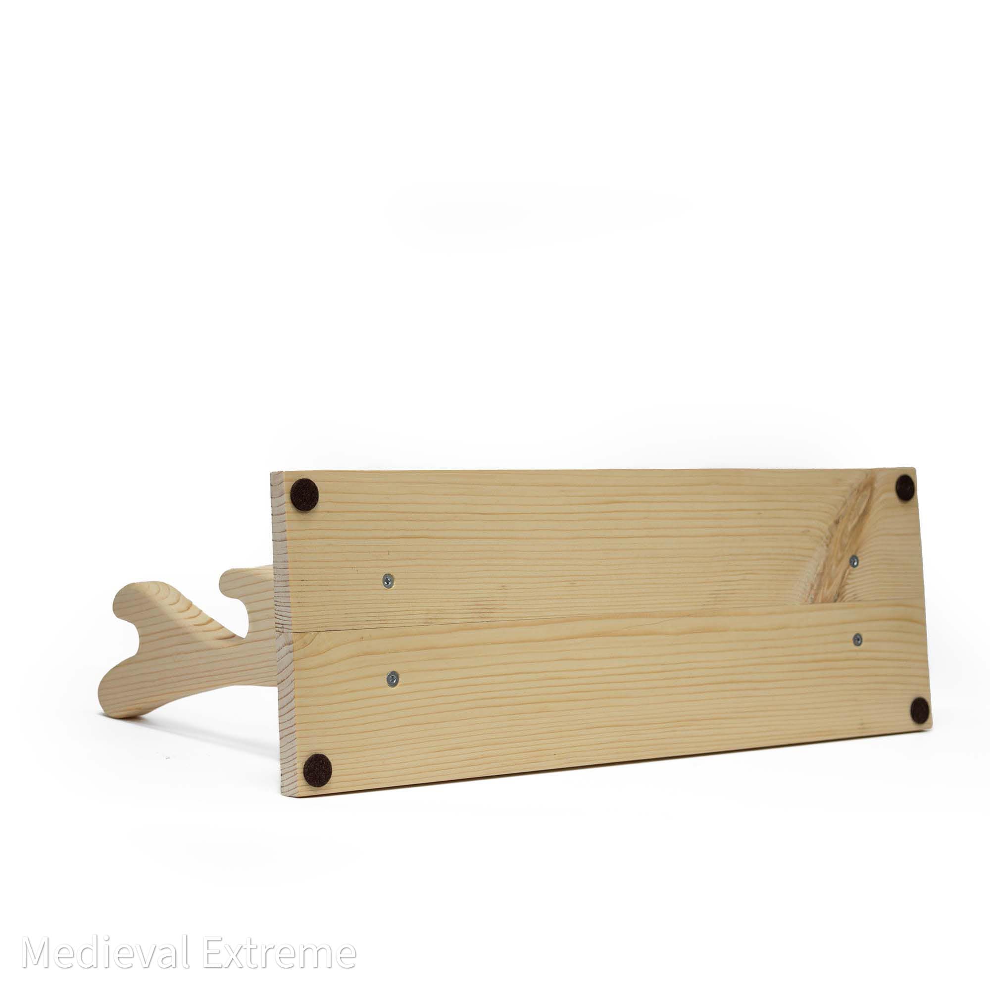 Wooden Sword Display Stand for 2 Swords | Two-Slot Sword Holder - thumbnail 7