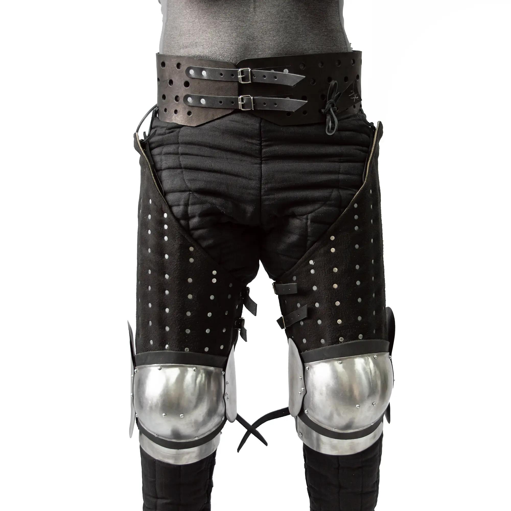 Brigandine floating cuisses with knees